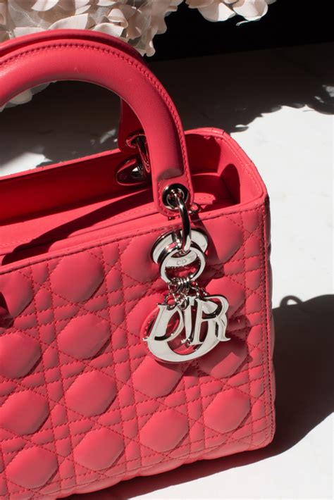 lady dior satin|Dior lambskin bag.